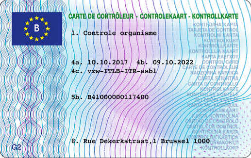 Controller-Karte - vorne